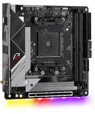 SHEENYXH Scheda Madre Scheda Madre Fit for ASROCK B550 Phantom Gaming-ITX/AX AM4 Supporto Ryzen 5 5600X 7 5800X3D 9 5900X 3 3200G CPU DDR4 M.2 Mini-ITX