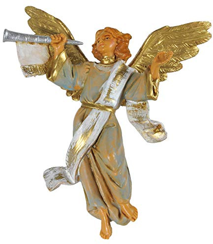 Fontanini Angelo Che Suona LA Tromba 12CM in Resina STATUINA PRESEPE (F-3)