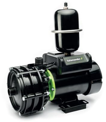 Salamander Pumps - Right Pumps RP55SU Shower Pump - 1.5 Bar Pressure - Single End - Suitable for Any (+ or -) Gravity Fed Systems - Quiet Mark