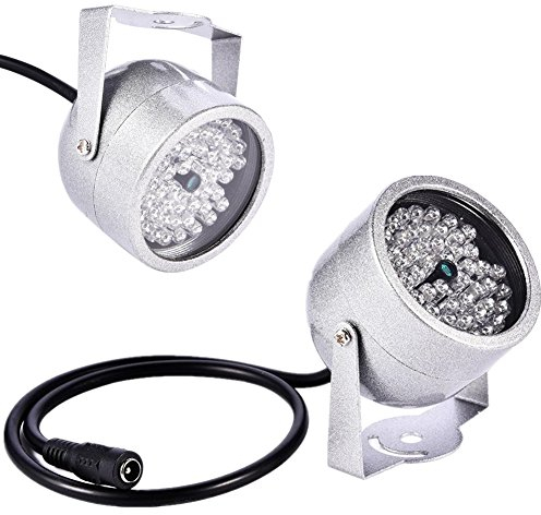 Außenkamera IR Lichter, DC 12V 1A CCTV IR Nachtsicht Kamera 48 LED Wasserdicht Ersatz für Elektronische Polizei Schnappschuss System Verkehrskreuzungen