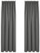 Deconovo Blickdichte gardinen mit Kräuselband Küche Fenster Dicke Thermogardine Kälteschutz warm Hitzeschutz, 242x132cm(HöhexBreite), Hellgrau, 2er Set