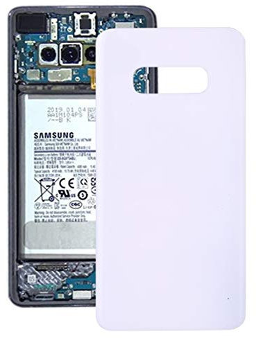 Phone Back Case, Battery Back Cover for Galaxy S10e SM-G970F/DS, SM-G970U, SM-G970W (Color : White)