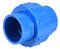 sourcing map 40mm x 40mm PVC Tuyau Raccord Union Solvant Prise Rapide Connecteur Bleu
