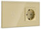 BSEED Touch Lichtschalter mit Steckdose 1 Fach 1 Weg Wandschalter mit LED Anzeige Unterputz Touchscreen-schalter mit Glasrahmen 157mm Gold 500W(Nicht Smart Schalter)