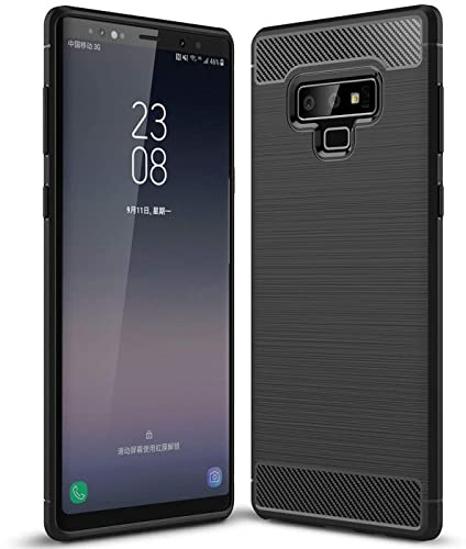 Verco Schutzhülle für Samsung Galaxy Note 9, robuste weiche Handyhülle für Samsung Note 9 Hülle Silikon Case - Schwarz