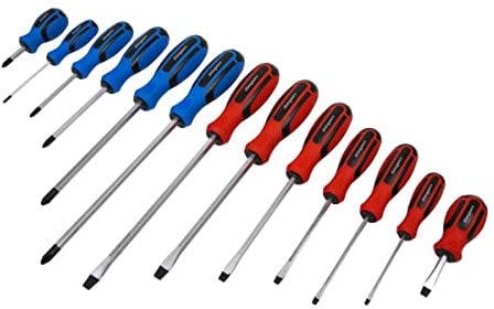 Screwdriver Set 13pc Hammer-Thru
