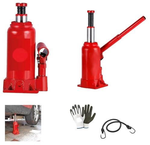 Compatible avec Renault TWINGO CRIC Bouteille HYDRAULIQUE DE 3 TONNES pour Voitures VEHICULES CRIK en Metal avec CRIC pour Levage PNEUMATIQUE Hauteur DE 17 A 33CM