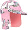 Gifts Treat Kinder Legionäre Hut, UPF 50+ Sonnenschutz Schwimmkappe Flap Hat im Dinosaurier-Muster für Kinder, Jungen Sonnenhut mit Nackenschutz Grün,Rosa,52cm/4-6 Jahre