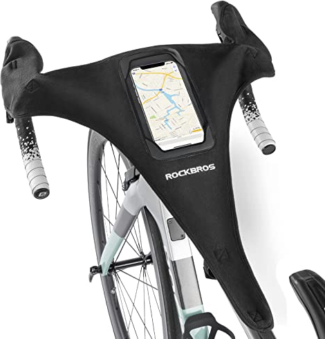 ROCKBROS Schweißfänger für Rollentrainer Fahrrad Rollentrainerzubehör Anti-Schweiß Saugfähig Atmungsaktiv Schnell Trocknend für Mountainbike, Rennrad