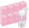 1080 PCS Lint Free Wipes for Nails, Pink Nail Eyelash Extension Wipes, Super Absorbent Soft Non-Woven with a Pump Dispenser Bottle Disposable Nail Polish Remover for Polish Clean Acrylic Nails Remover