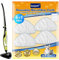 KEEPOW Confezione da 4 panni in microfibra per pulitore a vapore H2O HD, panni riutilizzabili di ricambio per scopa a vapore H20 HD