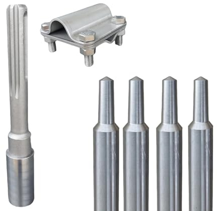 PAG Turbo GmbH® - Tiefenerder/Blitzschutz 4m SET Ø20mm Edelstahl 4VA + Schlagkopf SDS Max