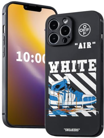 dllaojias Cool Blue Basketball Shoes Phone Case for iPhone 13 Pro Max Case for Boys Street Men Aesthetic Shockproof Sports Designer Cases Compatible with iPhone 13 Promax