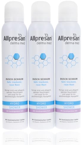 Allpresan Derma med Dusch-Schaum HYDRO SHOWER mit beruhigendem Duft - Zur milden Reinigung sehr trockener, rauer Haut - 200 ml (3)