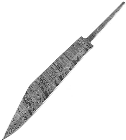 Damast Klinge Mittelalter Arbeitsmesser Kelten Rohling Damascus blank blade852EA