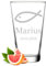 polar-effekt Leonardo Wasserglas 300 ml mit personalisierter Gravur - Taufgeschenk für Kinder - Geschenk zum Geburtstag - Glas für Wasser, Saft und Smoothies - BPA-Frei