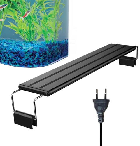 Luz LED para acuarios - Luz para acuarios, Luz LED para acuarios | Brillo ajustable para luz de acuario de plantas de agua dulce, luz de acuario de plantas de arrecife de espectro completo para