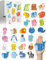 Large Size! Animals Shape Alphabet Magnets Puzzle Magnetic Letters for Fridge & Whiteboard, Alphabet Game Educational Toys for 2 3 4 5 6 Year Olds Toddlers Learning Toys, Gift for Boys & Girls