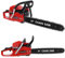 ilkqeppe Petrol Chainsaw, 20 Inch Chain Saws Cordless, 58cc 2-Stroke Chainsaw Petrol, High-Power Handheld Chain Saw for Cutting Trees Trimming Wood