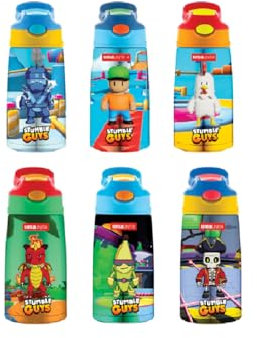 Tinta Unita Borraccia Termica Stumble Guys 550 ml (1 pezzo Random)