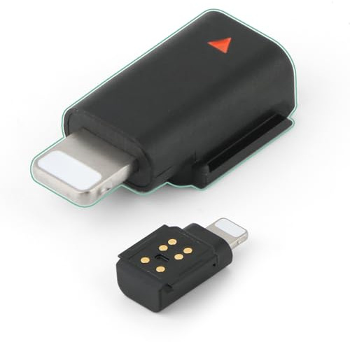 TGHongKy Adattatore per DJI Mic mini Adattatore microfono per DJI Mic mini Ricevitore per IPhone 11/12/13/14 Series XX