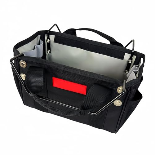 Multipurpose Telescoping Ladder Carrying Case with Multiple Tool Compartments Nylon Tool Storage Hanging Bag Organizers Construction Worker Bag