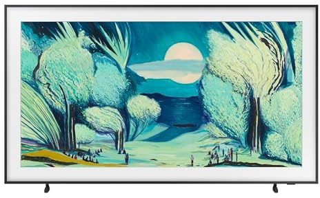 Samsung The Frame LS03 4K QLED Fernseher 2024 and 2025, Modern Frame Design, NQ4 AI Gen2 Prozessor, Art Mode, Artful Picture Quality, One Connect Kabel, Samsung Visi...[Länderversion Ungarisch]