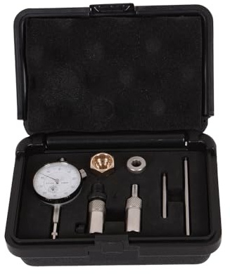 Dial Indicator Kit with 10mm and 14mm Spark Plug Adapters - for Motorcycle TDC Ignition Timing and Engine Tuning, Professional Precision Measuring Tool