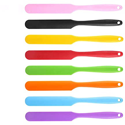 Spatule en silicone souple antiadhésive pour gâteau époxy, crème, beurre, grattoir à mélanger, grattoir à pâte