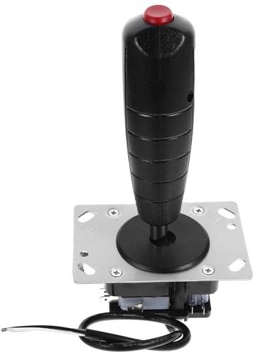 SHINEOFI Wiederverwendbarer Flight Stick Joystick Controller mit Mikroschaltung Vibrationsfunktion Aluminiumlegierung Pvc Fürpc Flugsimulation Spielkonsolen Zubehör