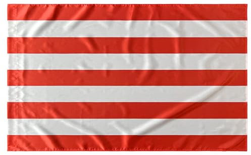 Durabol Bandera Raya Rojiblanco (Atletico de Madrid y Athletic Club) 150 x 90 cm Satén