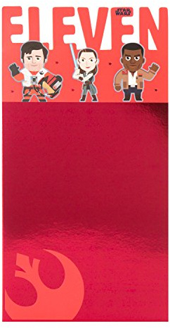 Hallmark Star Wars 11th Birthday Card Fit For A Hero - Medium