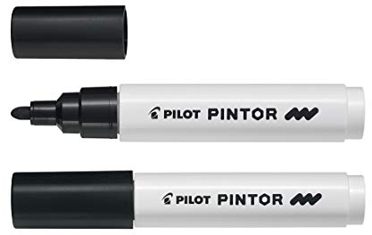 Pilot Pintor Marker Bullet Tip Medium Line Black