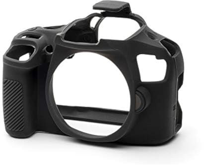 easyCover - Silikon Kameratasche - Schutz für Ihre Kamera - Canon 1300D/2000D/4000D - Schwarz