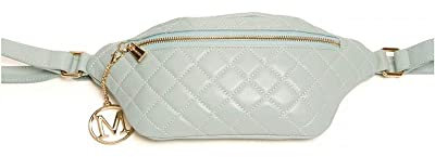 GUESS by Marciano Damen Gürteltasche aus gestepptem Leder, Nimbus, Einheitsgröße