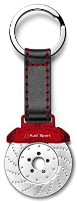 Audi Sport Schlüsselanhänger Einkaufswagenchip, Schwarz