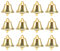 Amosfun 24 stücke Handwerk Glocken Jingle Bells Mini kleine Glocken goldene windspiele Glocken Vintage Eisen Glocken Weihnachten DIY Handwerk windspiele Machen