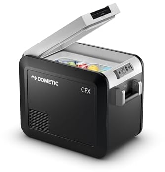 DOMETIC CFX3 25 - Tragbare Kompressor Kühlbox 25L mit APP-Steuerung - 12/24V 240V - Elektrische Kühlbox, Gefrierbox Auto - Mini-Kühlschrank für Lkw, Boot, Reisemobil
