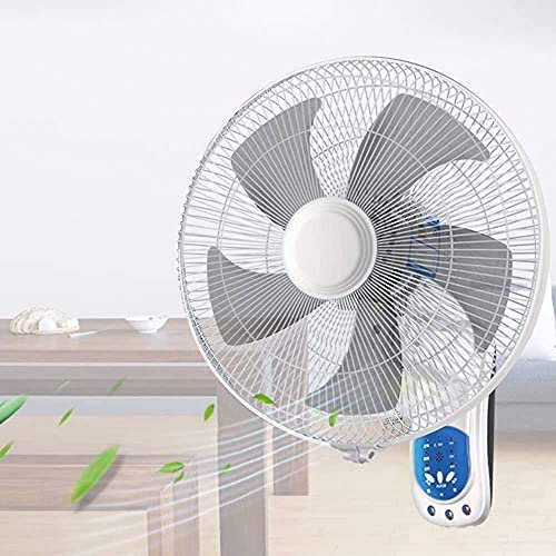 ZRDSZWZ Reliable Wall-Mounted Electric Fan Remote Control 16-Inch/18-Inch Wall Fan Wall Mute Household Dormitory Wall,16 inches (Size : 18 inches)