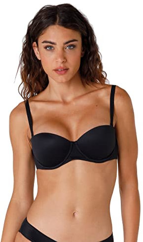 Lovable Reggiseno con Spalline Removibili Body Bliss Donna, Nero, 70B