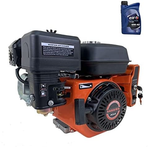 SAKAWA Motor Gasolina 4 Tiempos Arranque electrico 7CV 19 mm + Aceite
