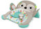 Bright Starts, Tummy Time Prop & Play Oversized Baby Activity Gym, Large Playmat, 4 Removable Toys and Support Cushion, Machine Washable, Easy to Store, Age Newborn and up, Sloth