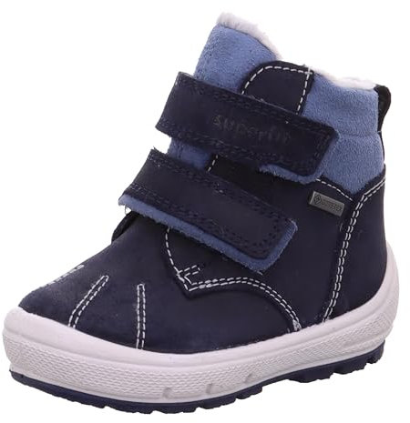 Superfit Jungen GROOVY Boot, Schneestiefel 1006317, BLAU 8000, 28