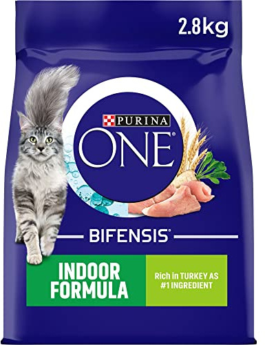 Purina ONE Indoor Dry Cat Food Turkey and Wholegrain 3kg