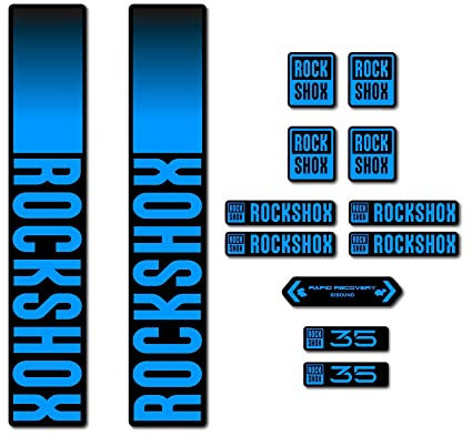 Autocollants compatible avec de fourche de vélo Rock Shox 35 2021