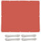 GUOGAI Voile d'ombrage carré 2x4M Résistant et Respirant, Rectangulaire Toile pour Pergola avec kit d'installation Robuste pour Extérieur/Terrasse/Jardin, Red