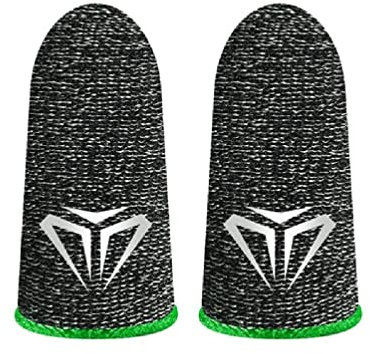 Yushu - 1Pair Gaming Finger Sleeve, punte delle dita traspiranti, per i giochi mobili Touch Screen, Finger Cots Cover