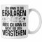 Trendation - Lehrer Tasse Geschenk Phsyik Mathe Lehrerin Geschenkidee mit Spruch Ich Kann Es Dir Erklären (Weiß)