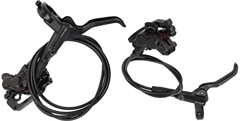Serlium MTB Hydraulische Bremse 4-Kolben-Bremssattel vorne 785 mm hinten 1490 mm MTB Hydraulische Bremse Kit Das Beste Upgrade-Kit für Mountainbike Fahrrad MTB XC Trail, E-Bike, Fat Bike