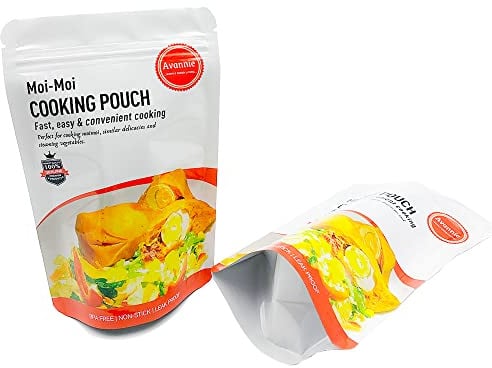 Avannie Moi Moi Cooking Pouch - Pack of 50 - Premium Quality, Reusable, Non-toxic, BPA-Free, Non-stick, Freezer-safe, Perfect for Moin Moin, Okpa, Ekuru & More